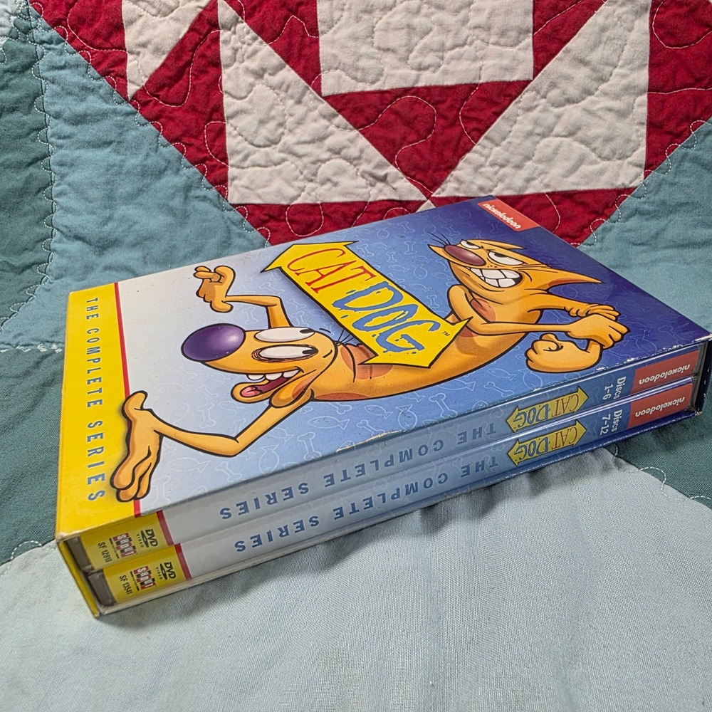 Nickelodeon CatDog The Complete Series DVD Box Set Unisex Blue Yellow 12-Disc